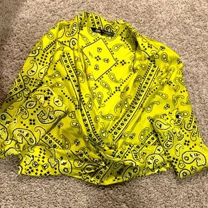 Satin Bandana Crop Top